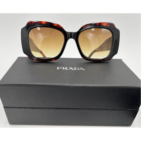 NWT-Prada SPR 16Y Black/Havanna Butterfly Sunglasses main image 5